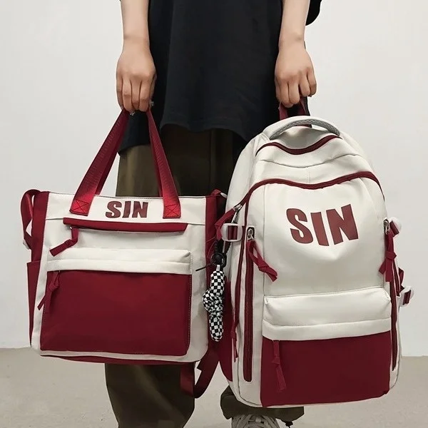 Новая простая универсальная мужская сумка Xo Korean Sle Ins College Junior High School с двойным плечом, высокоэстетичная модная сумка...