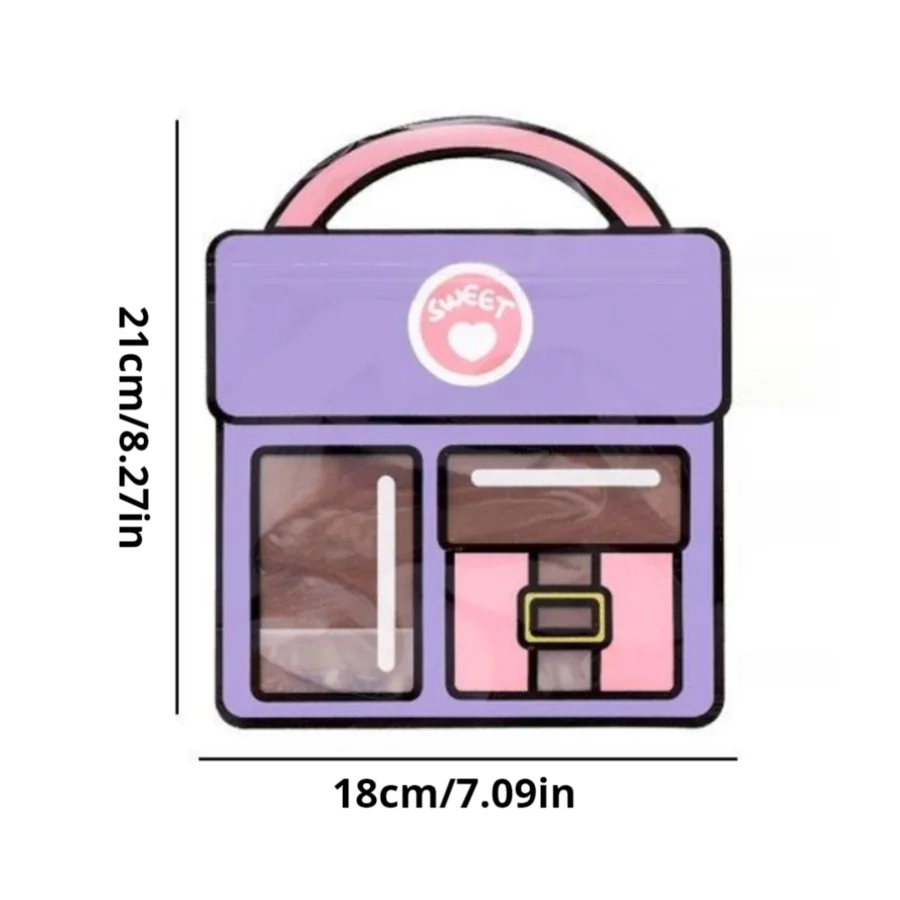 حمل حقائب هدايا لحفلات أعياد الميلاد وحفلات الزفاف ، وحقائب الحفلات ، ولوازم الحلوى ، وتخزين البسكويت المصنوع يدويًا ، وتغليف المجوهرات ، و 10 *