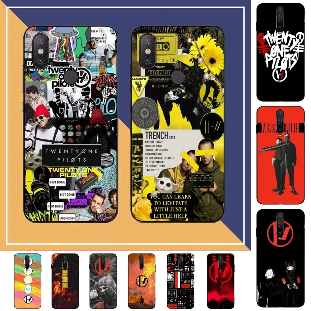 Band Twenty One P-Pilots Phone Case For Redmi Note 4 X 5 A 6 7 8 T 9 9S 10 11 11S 11Epro Poco M3 Pro