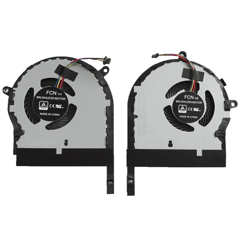 doyou CPU & GPU Cooling Fan for Asus TUF FX504 FX80 FX504GD FX80GD Laptop One Pair
