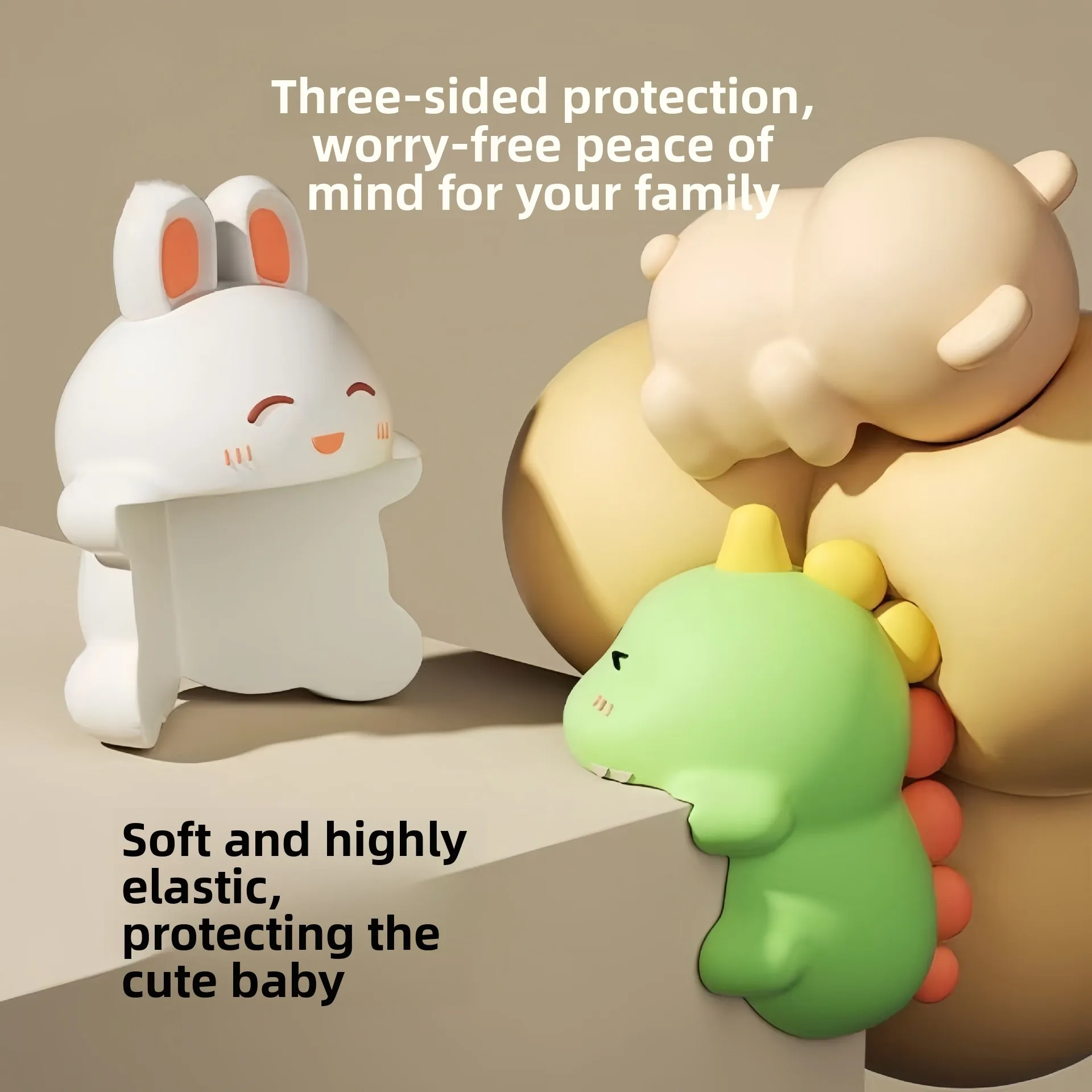 

Anti collision corner protection table corner soft bag border collision cartoon anti-collision sticker baby protective cover