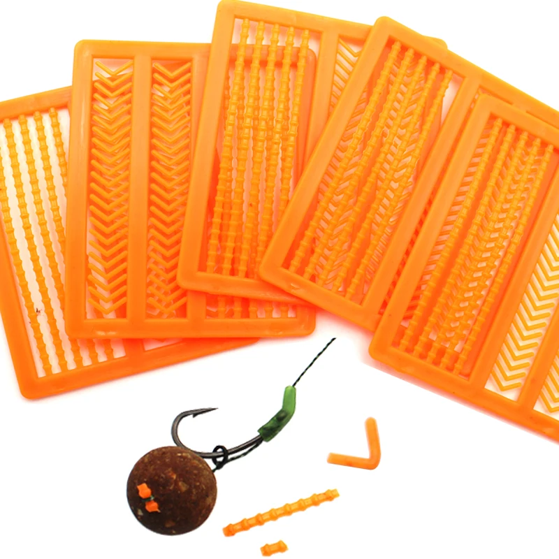 5 Cards Carp Fishing Chevron Boilie Stops Pop Up Boilie Dumbell Stops For Carp Fishing Hair Rig Tackle Accessories Tools