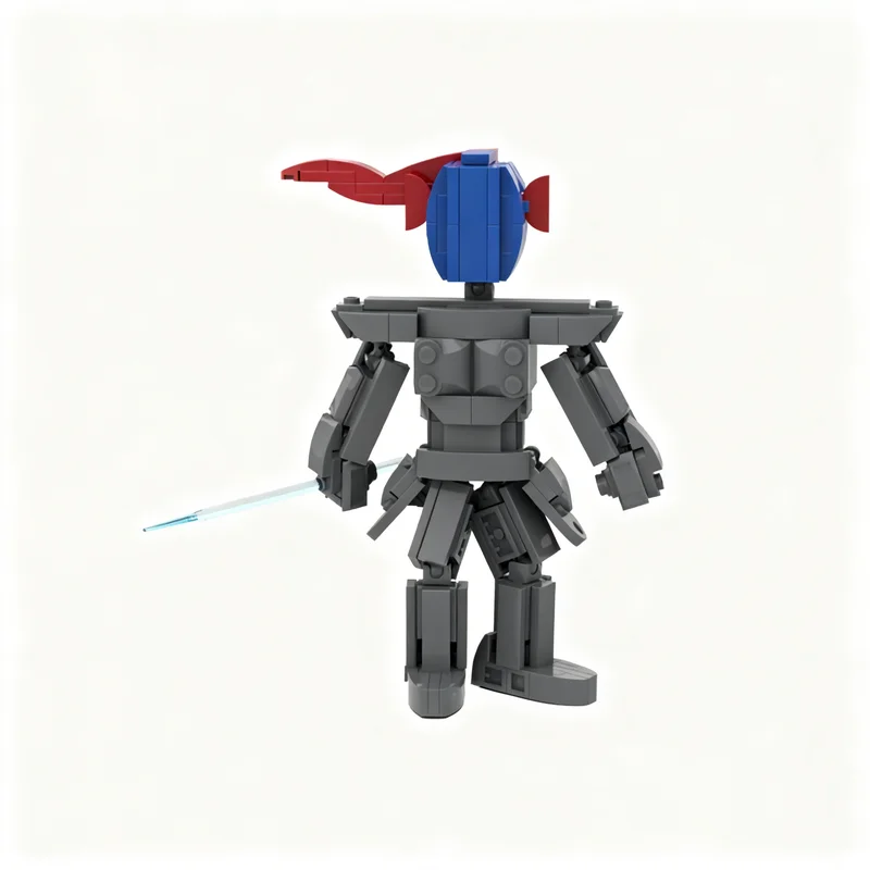 219pcs MOC Undyne Ideas And CUUSOO Model Building Blocks Toys Assemble Display DIY Brick Idea Education Birthday Collection