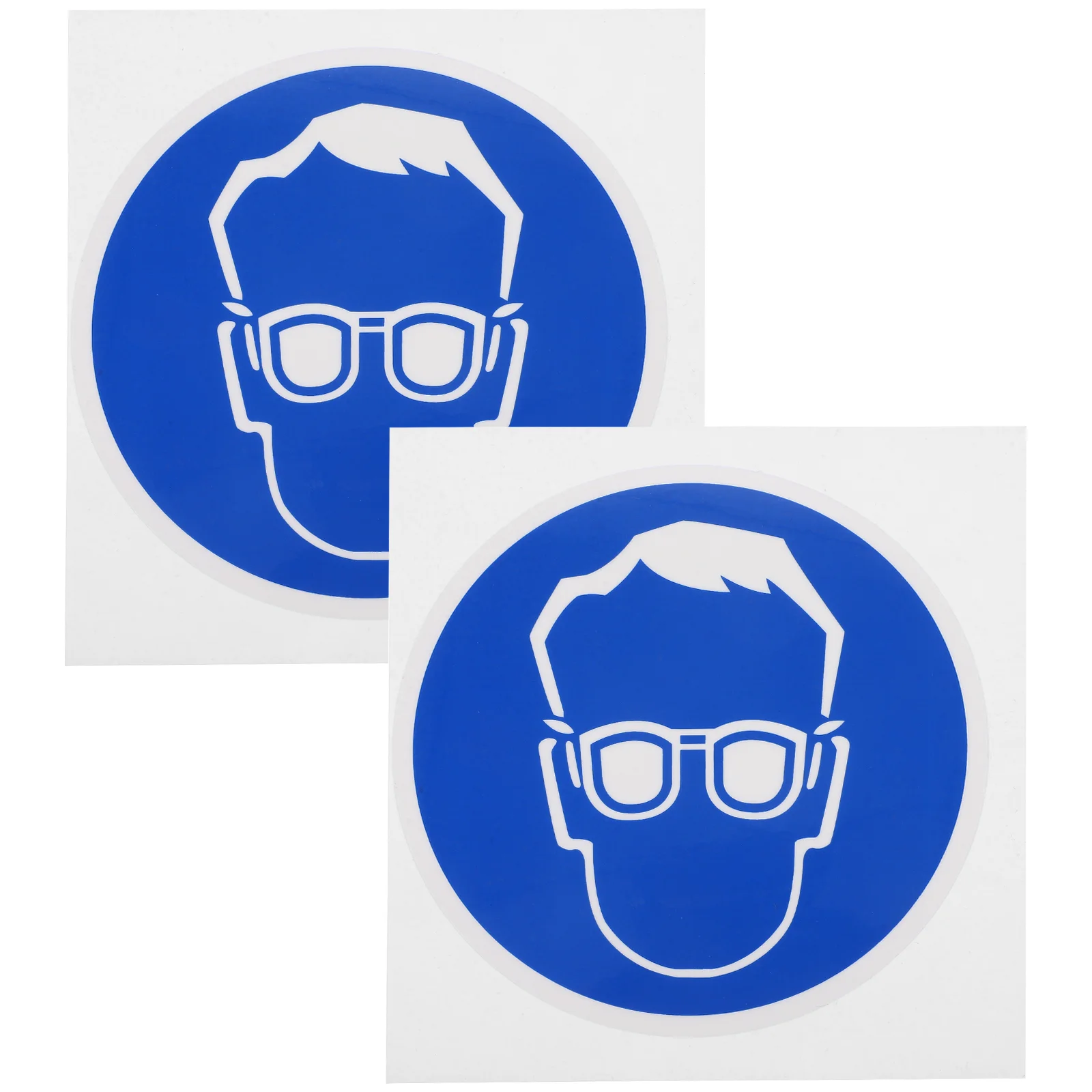 Glasses Cleaner Spray Wear Logo Goggles Protective Label for Safety The Sign Security Warning Signs Pp Synthetic Paper Material