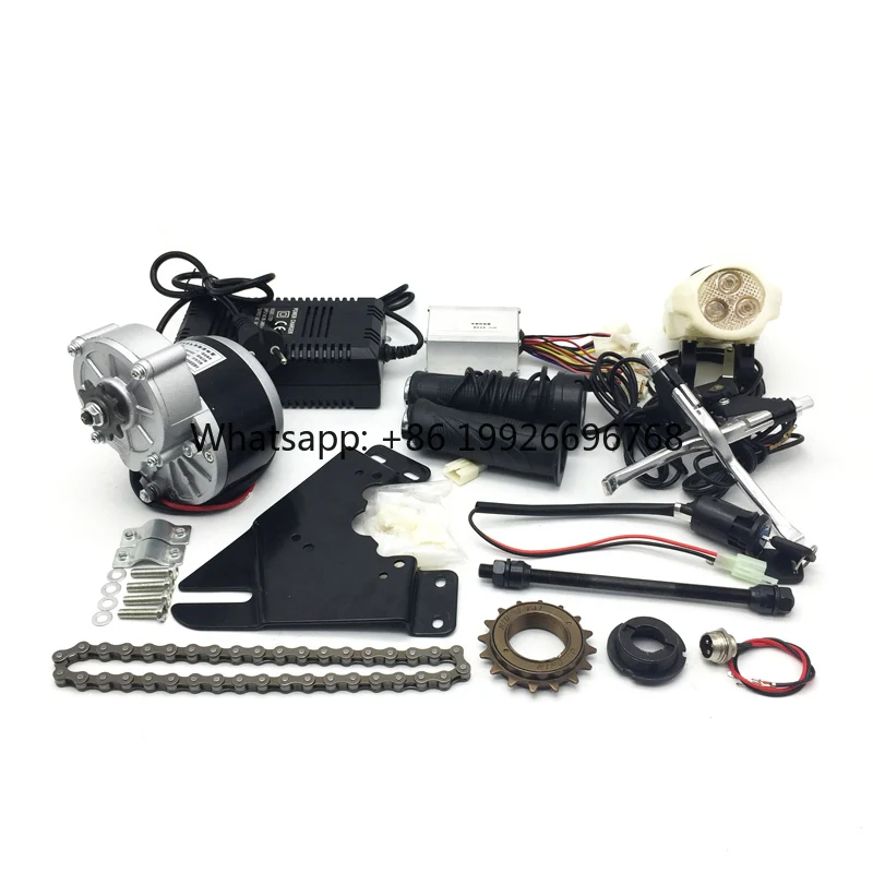 

24V 250W 350W 3000rpm Brushed DC Motor Kit MY1016Z for Mountain Bike E-bike Modification
