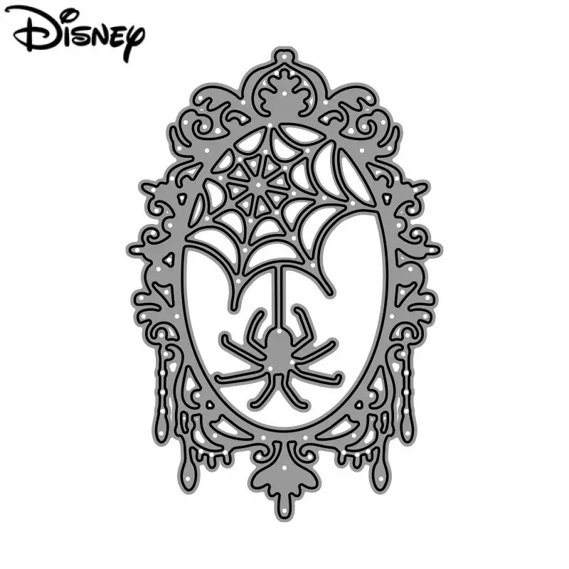 Spider Mirror Metal Cutting Dies Halloween Die Cuts DIY Scrapbooking Embossing Paper Crafts Seals Stencils for Decoration