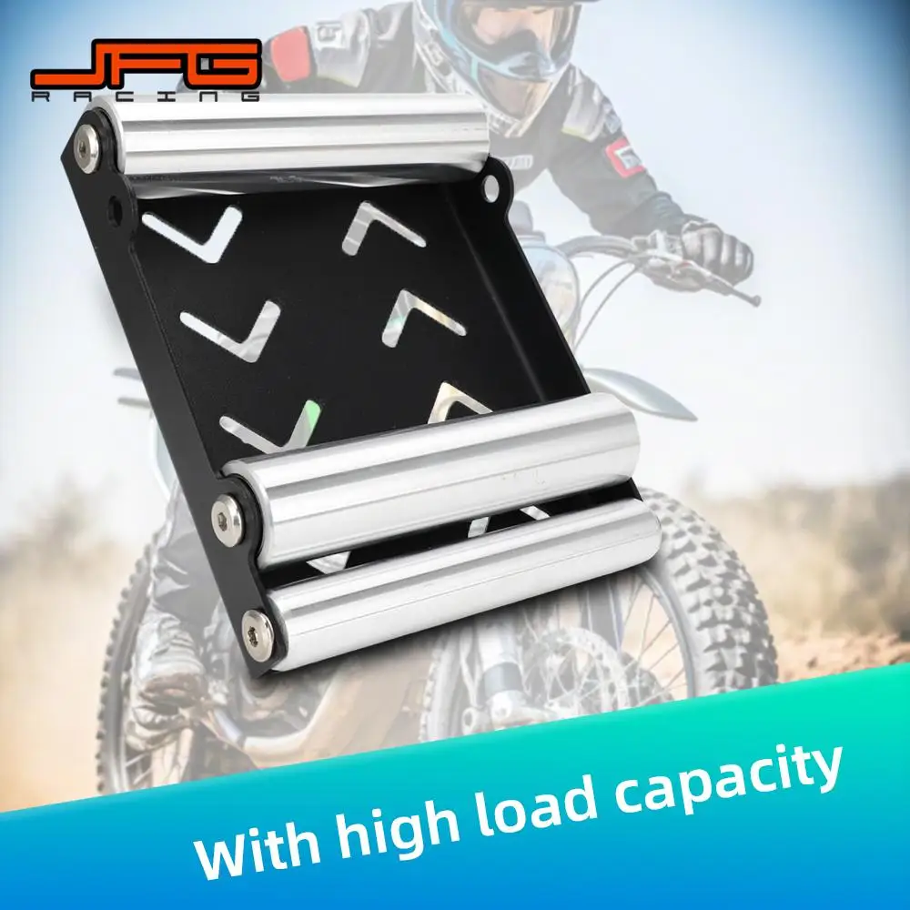 

Motorcycle Wider Tire Wheel Cleaning Bracket Stand Universal Chain Clean Roller Ramp Lift For Street Bike For Dirt Bike