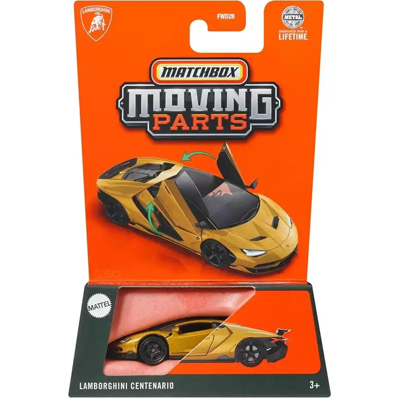 Neues 2022 Mattel Matchbox Car Moving Parts Series Cars Set Mix 4/5/6 (E/F/G Case) 1:64 Scale Models Vehicles Case, Auf Lager Toys