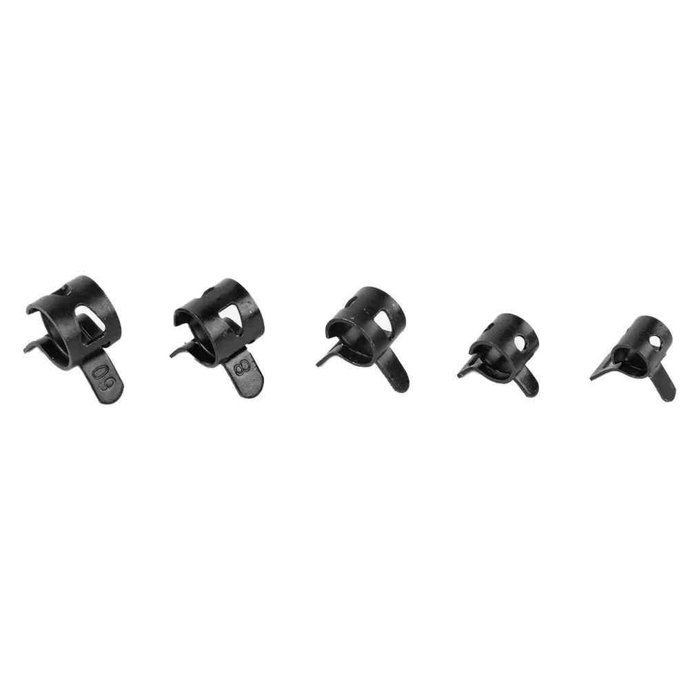 Spring Hose Clips Get the Best Results with 50 Black Spring Hose Clips for Fuel Air Gas Water Pipes Perfect for Auto Fuel Lines