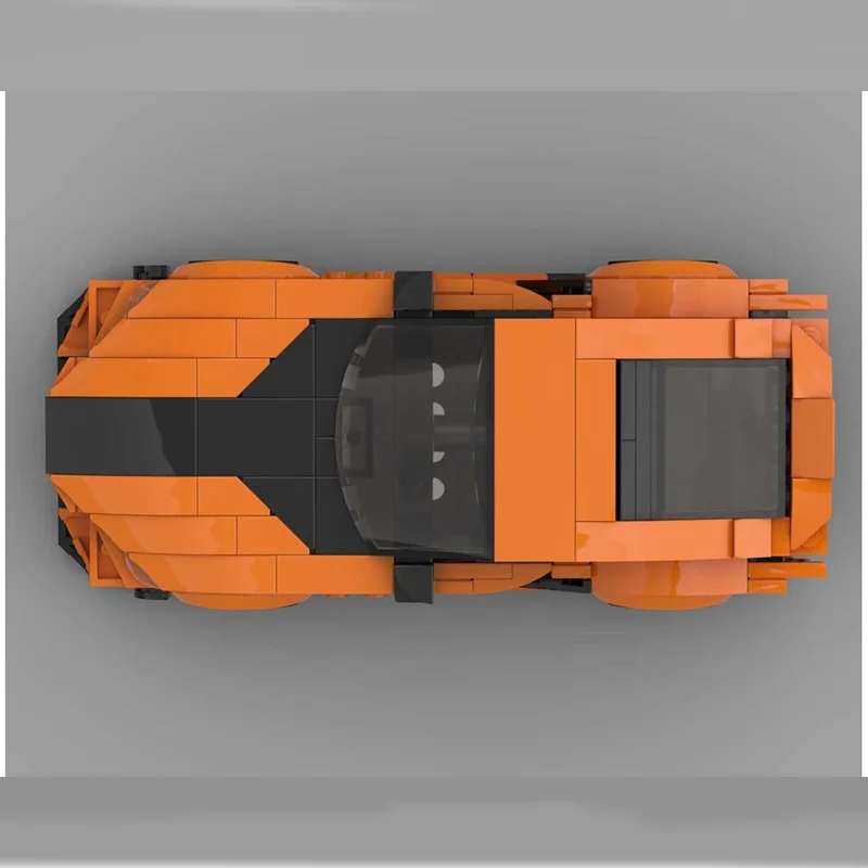 293 SZT. Nowy MOC ​ ​   Klocki konstrukcyjne dla dzieci, modułowe, edukacyjne, w kształcie samochodu sportowego City Highway Supra Gr, idealne na prezent.