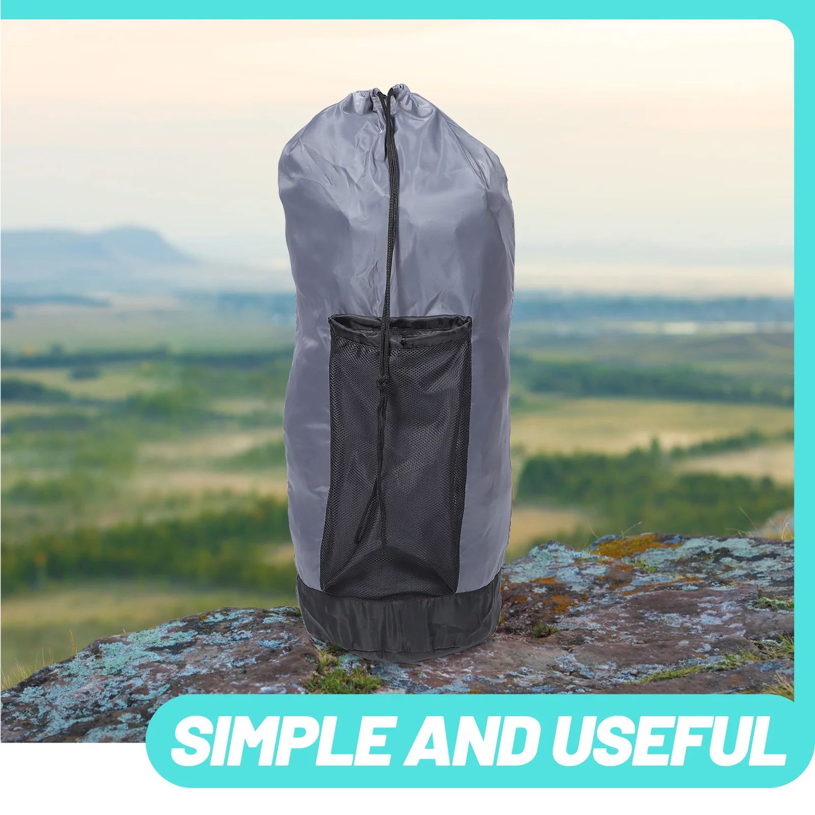 Bolsa de lavandería de doble hombro para ropa sucia, mochila de almacenamiento de nailon de gran capacidad para el hogar, organizador universitario de viaje