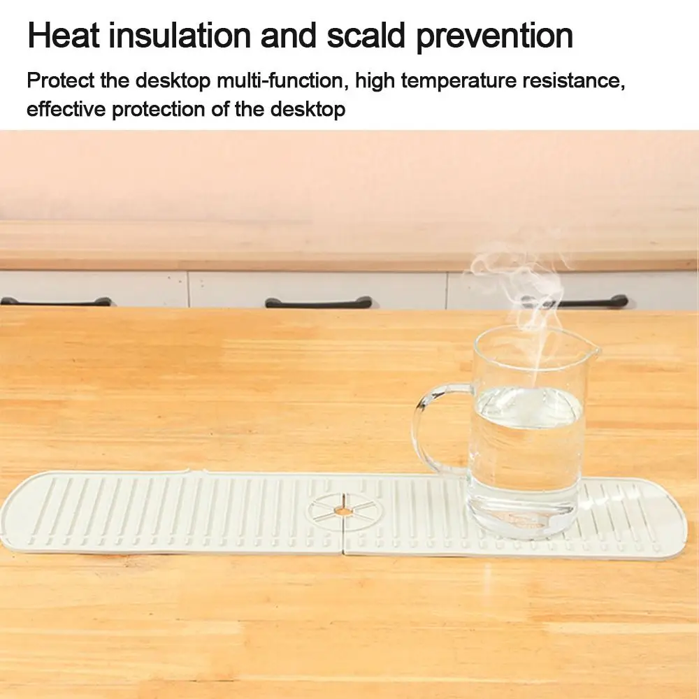 سجادة حنفية سيليكون للحمام ، تموجات الماء ، ماسك المياه ، وسادة رش حوض كبير ، واقي كونترتوب ، 35: 45: 50: 61 #6