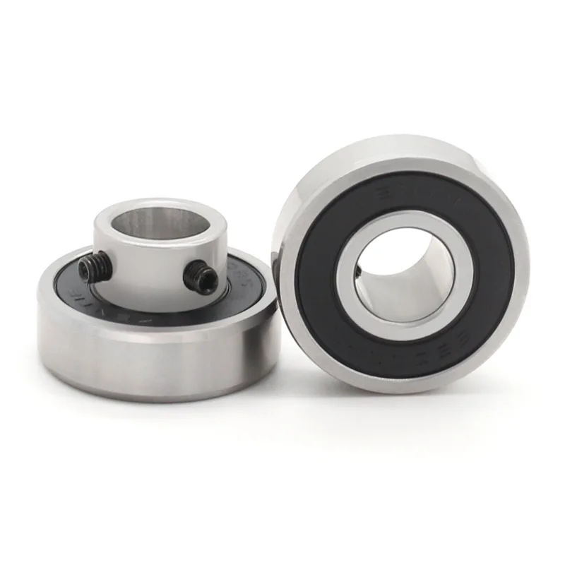 Non-standard inner ring protruding 6000RS deep groove ball bearing with stop screw