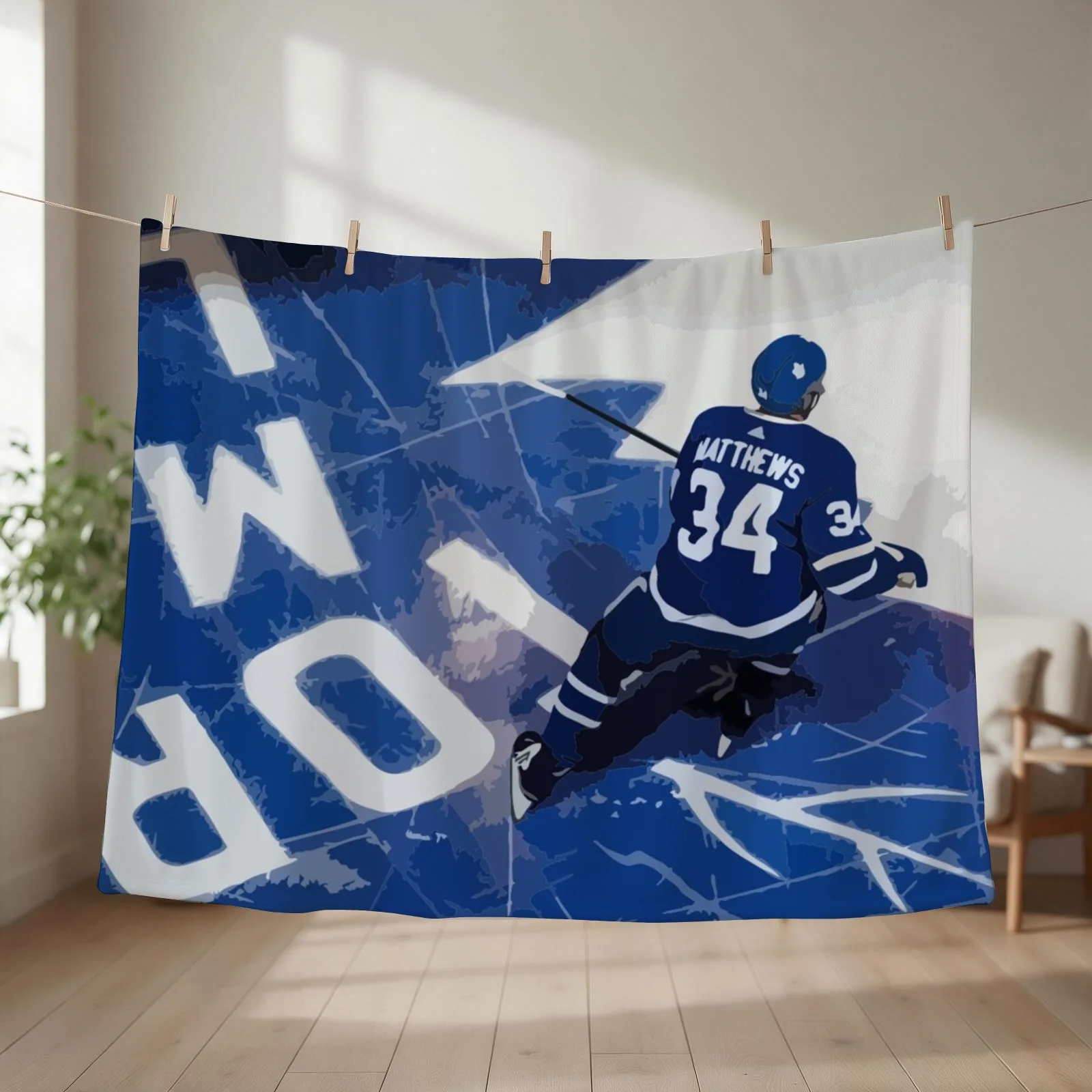 Auston Matthews Painting Throw Blanket bed plaid Baby Thermal Decoratives Blankets