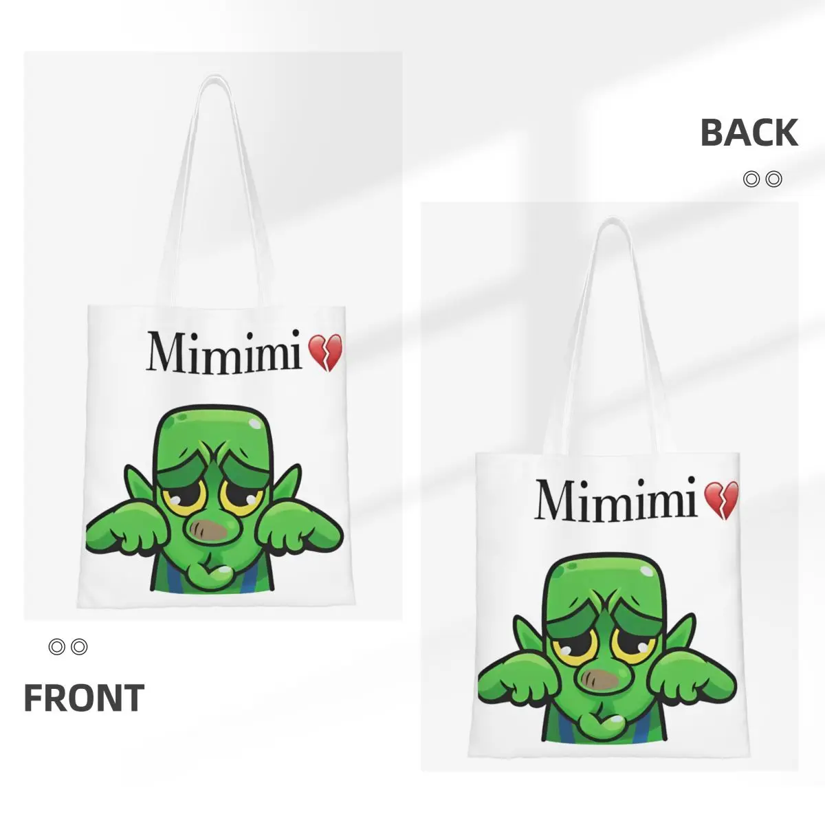 Mimimi Clashed Royales Shopper Bag حقائب اليد الجمالية القماش العمل حمل حقيبة المرأة طباعة أكياس التسوق #3