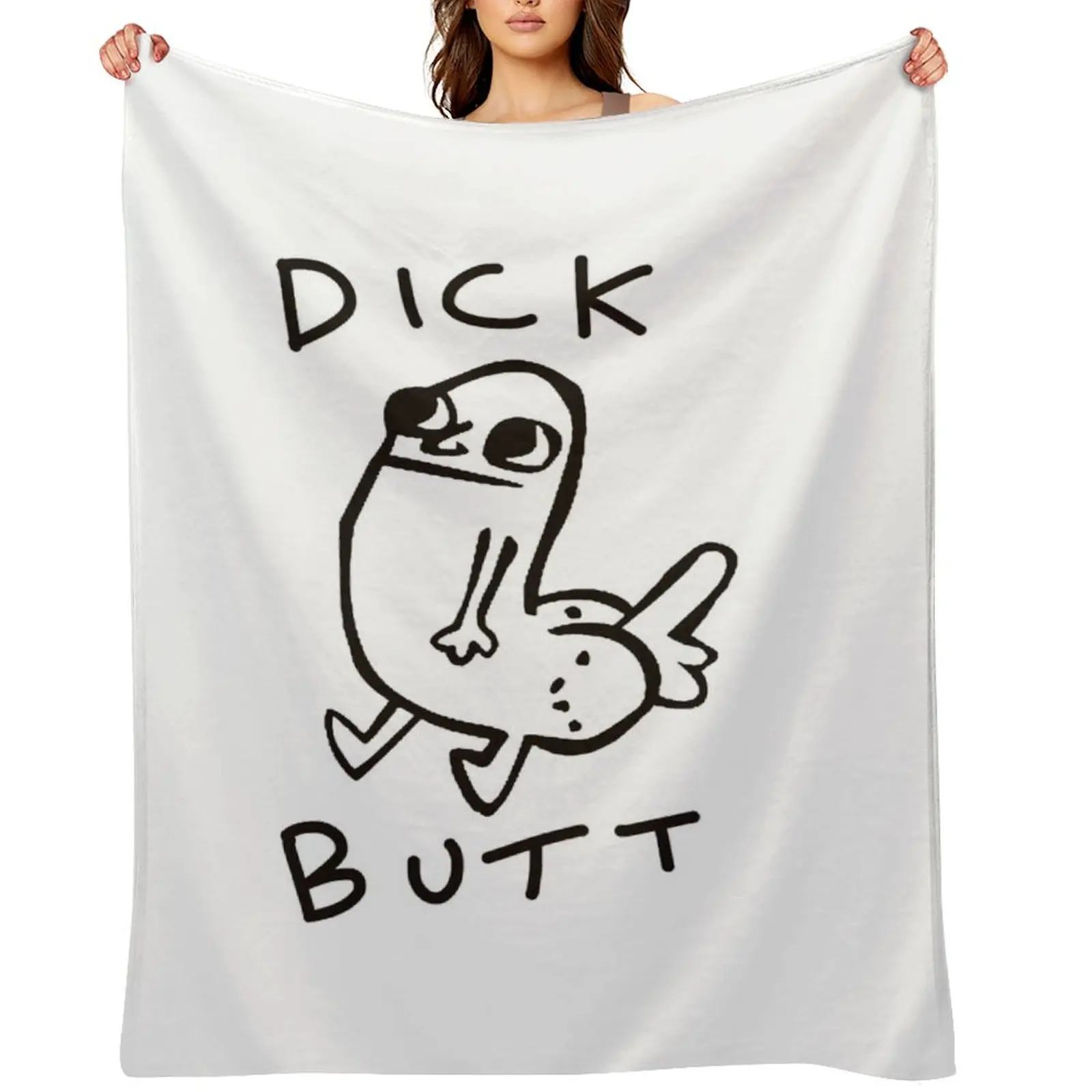 

Dickbutt Throw Blanket valentine gift ideas Luxury Thicken christmas decoration Thin Blankets