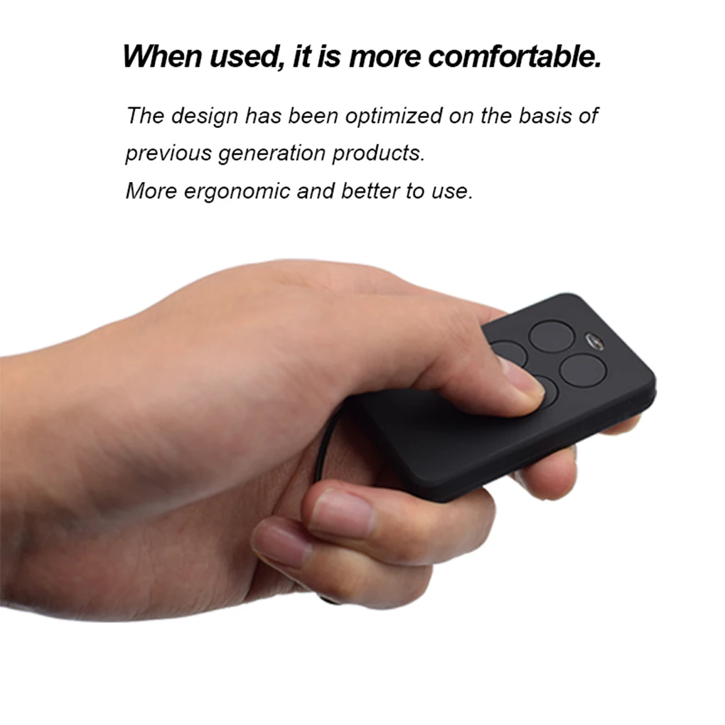 Auto Garage Door Remote Control Battery Powered Multi Frequency Replacement Universal Household 4 in 1 Controller