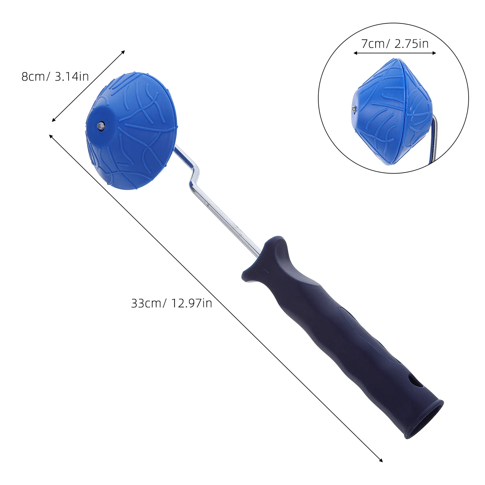 Decorative Brick Embossing Roller Lightweight Ergonomic Handle for Home Wall Texture Painting Patterned Paint Roller Touch Up