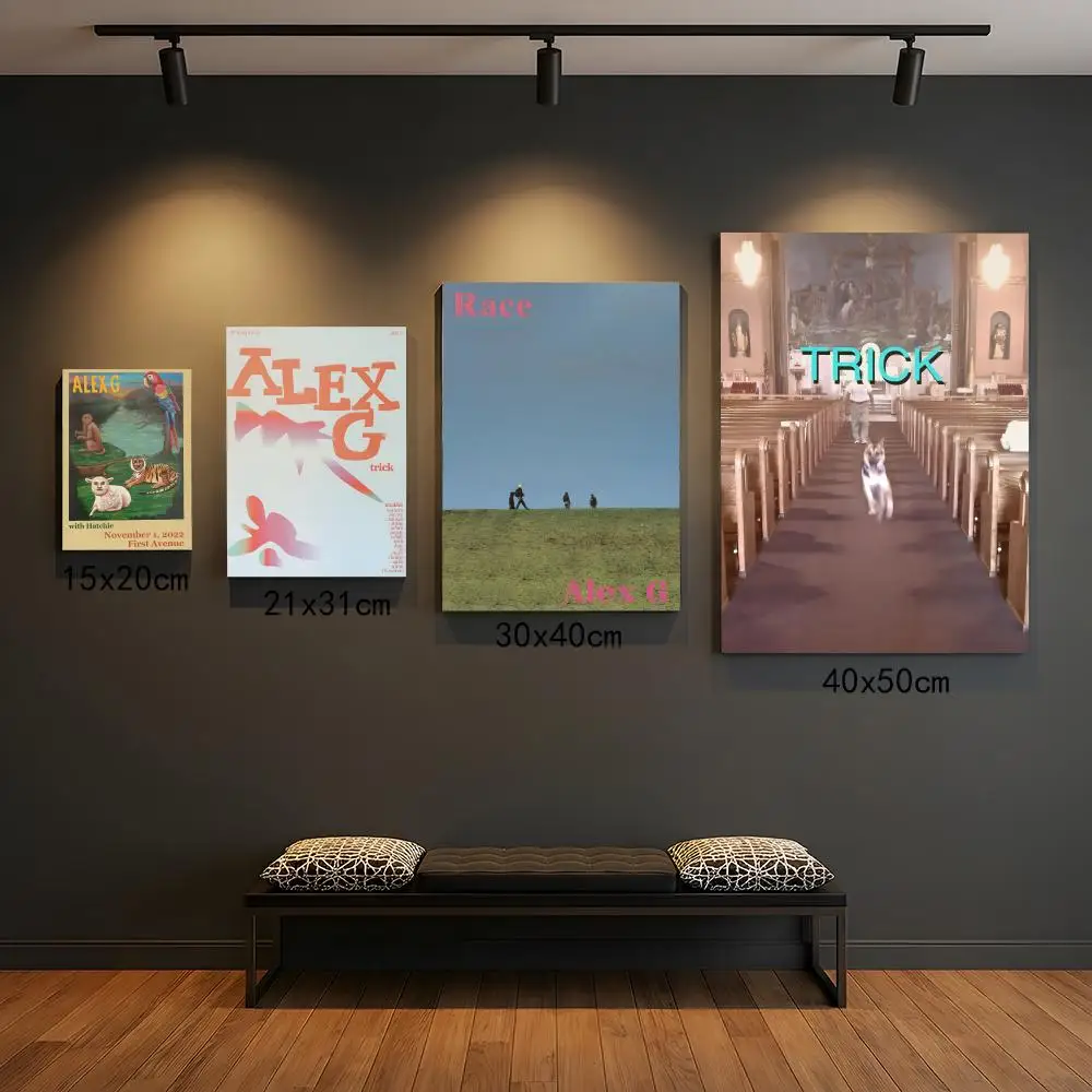 A-Alex G Poster Premium HD selbstklebende Wanddekoration – zum Abziehen und Aufkleben, rückstandsfrei