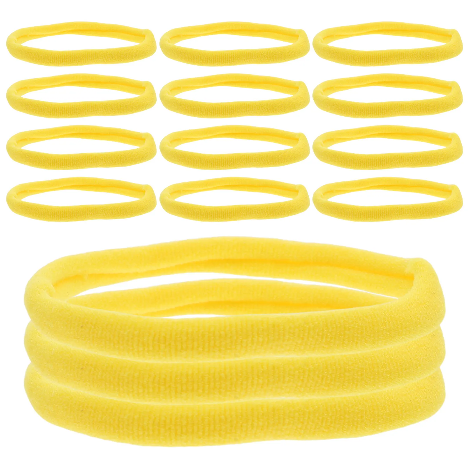 96Pcs Kids Weaving Loom Elastic Potholder Loops Stretch Cord Acrylic Rope for Bracelet String Cord DIY Weaving Bands Craft Kit