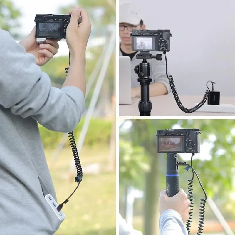 F62C Type-C إلى FZ100 CARMAY CAMARY CABLE CABLE A7C A7III A7RIII A7SIII A7RM4 A7RIV A9 A9II