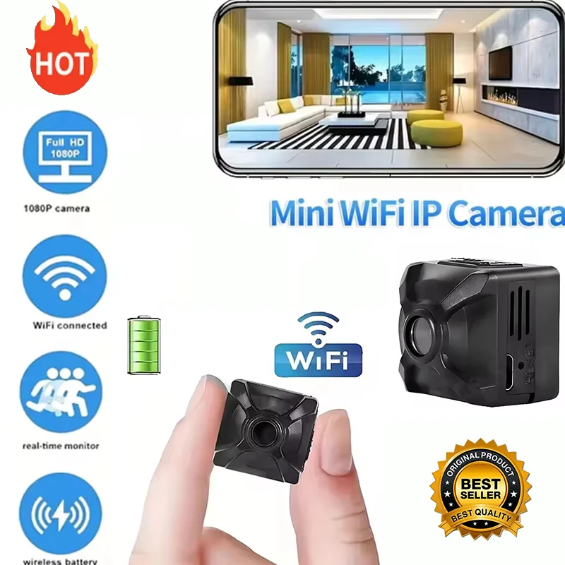 4K HD Wireless Mini WiFi Security Camera Monitoring Detection Security Protection Night Vision Home Safety Long Battery Life image 2