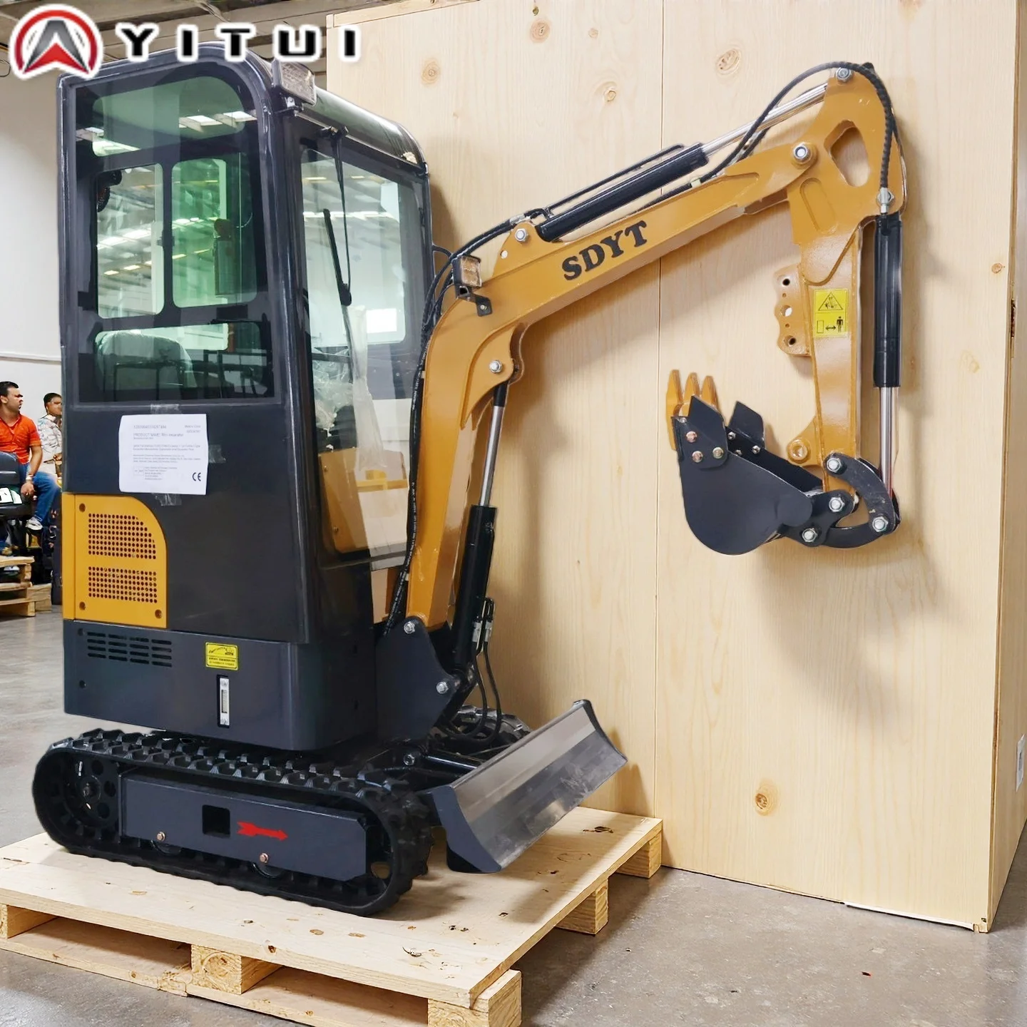 حفارة صغيرة مخصصة مع محرك كوبوتا - حفارة صغيرة مخصصة جاهزة لسوق الاتحاد الأوروبي للمنزل/التجاري