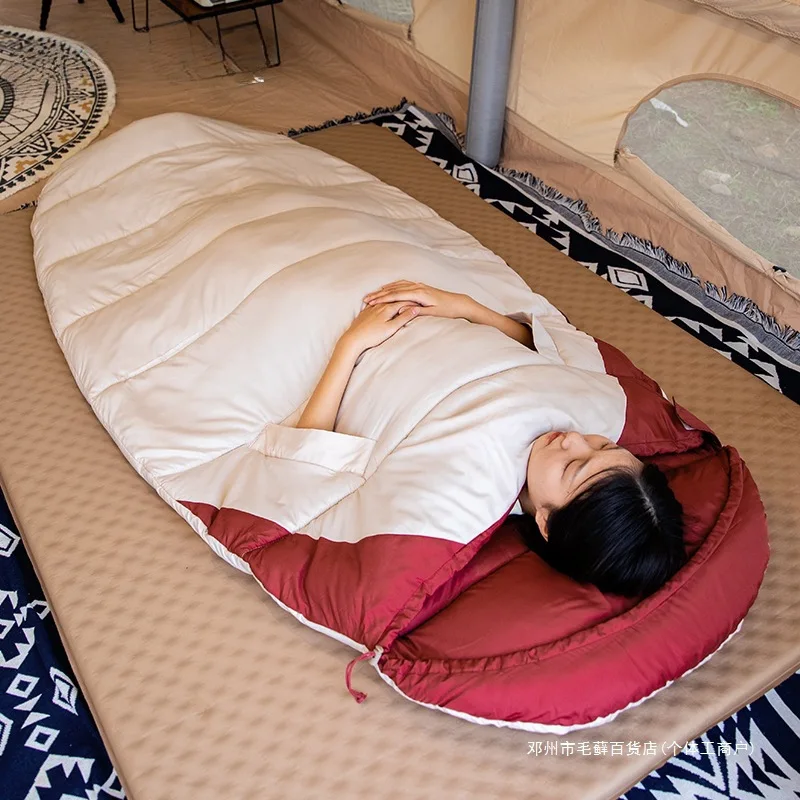 

Outdoor Reach Sleeping Bag Adult Thickened Cold Winter Camping Tent Sleeping Bag