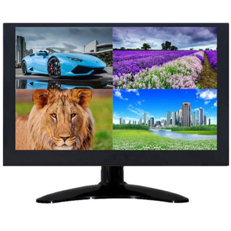 

11.6 Inch LCD Monitor Four Screen Four Camera Industrial VGA BNC 1,BNC2,BNC3,BNC4