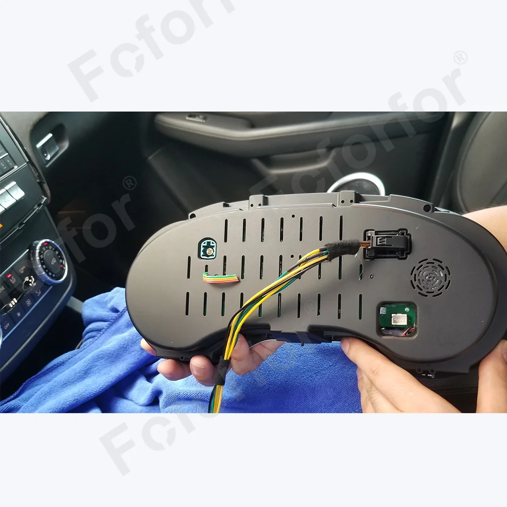 Car Virtual Cockpit For Mercedes Benz ML GL R/G GLS Class Dashboard Digital Cluster Speed Meter Screen Multimedia Player QLED