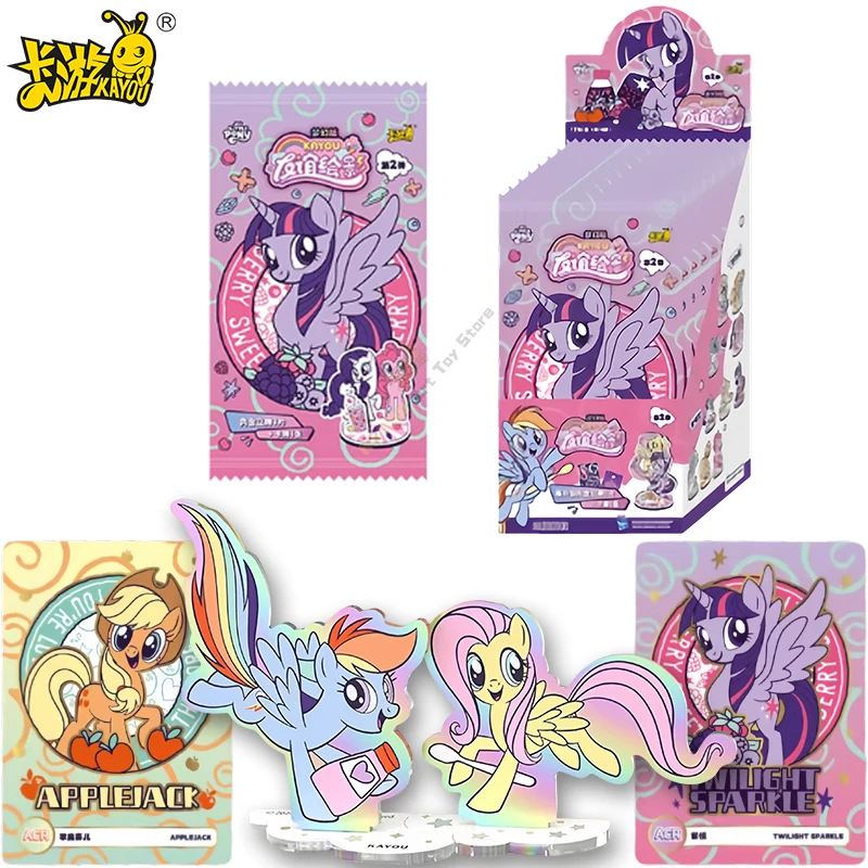 

KAYOU Official Genuine Version My Little Pony Fantasy Version Card Anime Collection Cards Anime Peripheral Toys Flash Card Gifts