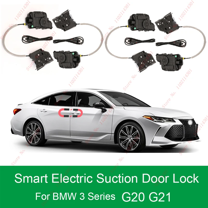 

Smart Auto Electric Suction Door Lock for BMW 3 Series G20 G21 F30 F35 E90 Automatic Soft Close Door Super Silence Vehicle Door