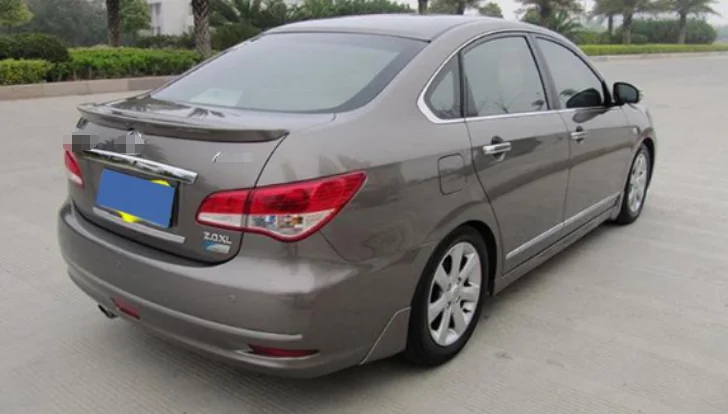 For 2007-2011 Nissan Sentra SYLPHY Spoiler BlueBird 2008 2009 2010 ABS Material Car Rear Wing Primer Color Trunk Rear Spoiler