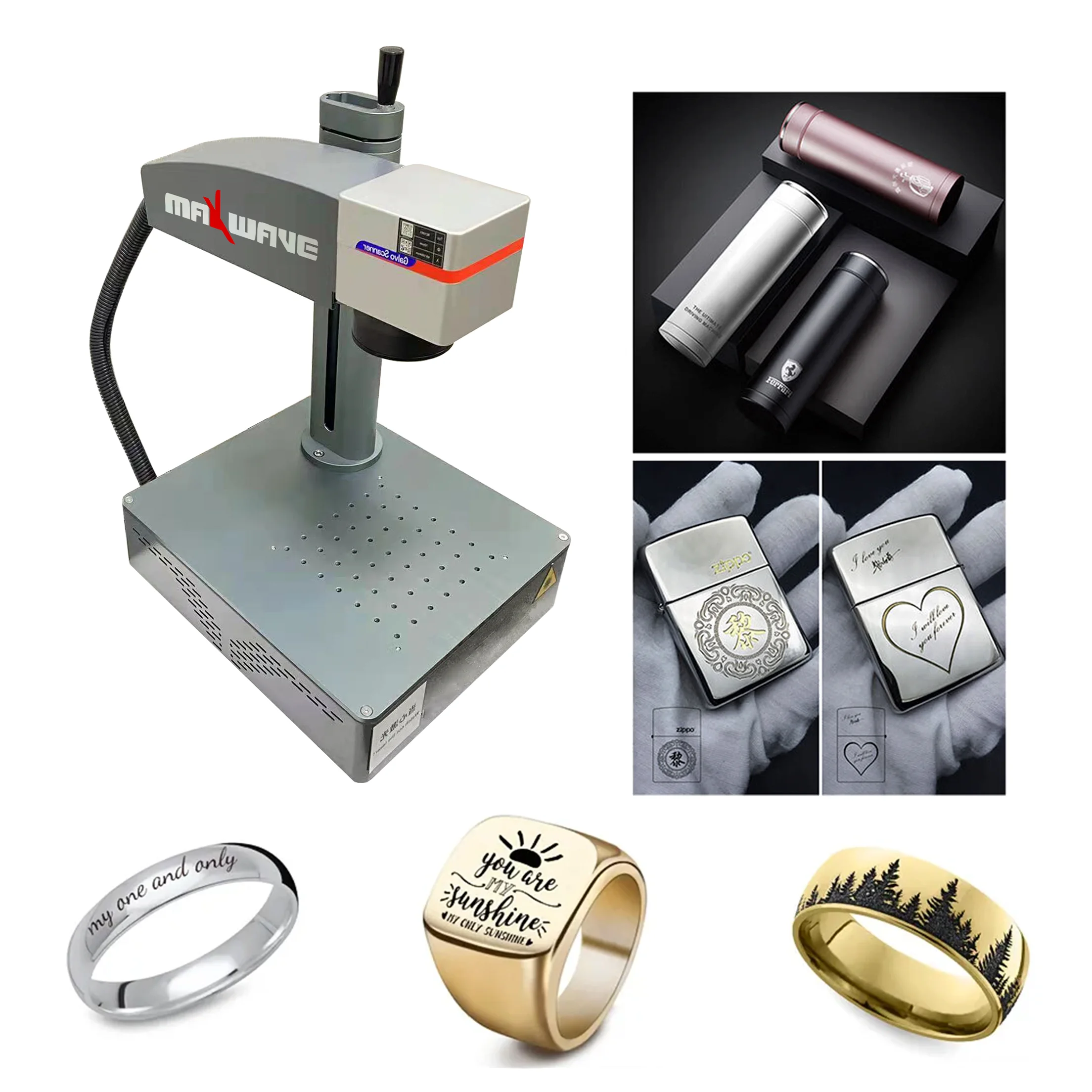 

Fiber Laser Marking Machine With High Power Fiber Laser marker for Metal Jewelry