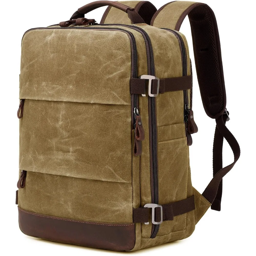 Travel Backpack for Men - Carry On, Flight Approved, Laptop Compartment, Casual Daypack for Business, Hiking and Weekends