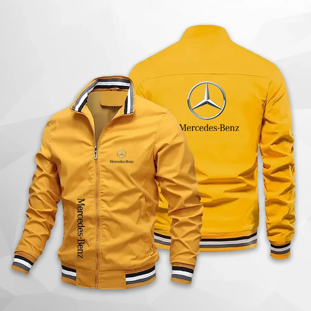 2024 new Mercedes Benz men\'s and women\'s cycling jackets, motorcycle jackets, high-quality outdoor leisure sports bike jackets,