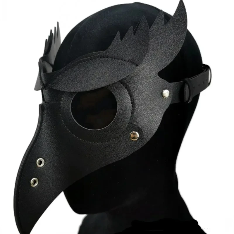 Halloween Plague Doctor Bird Beak Masks Retro Punk Cosplay Props Masks Beak Adult Fancy Dress Ball Costume Medieval Mask