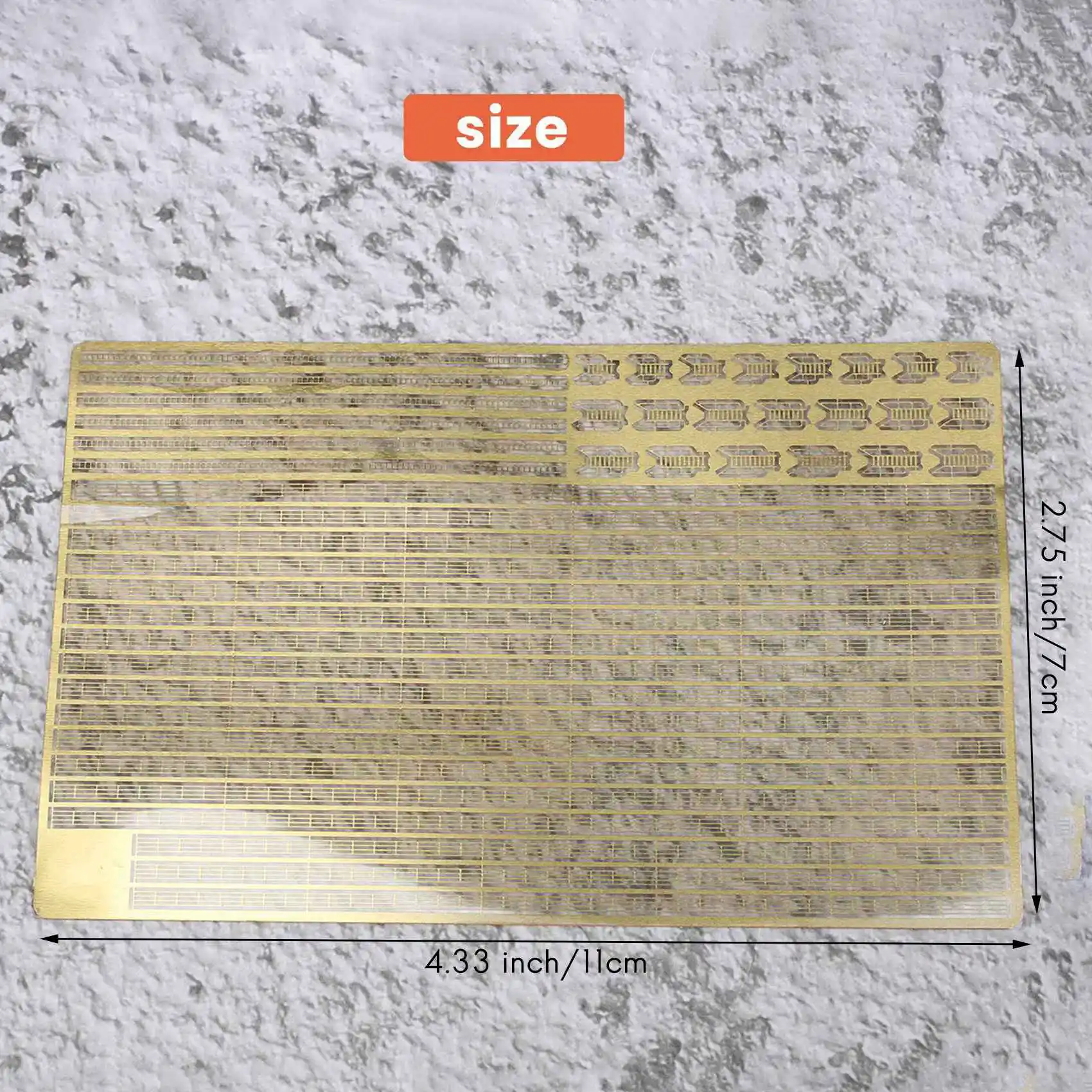 

ABAZJ Photo-Etched PE Handrail & Ladder for 1/700 Model Ship CYPE005 Universal PE Railing Ladder Escalator