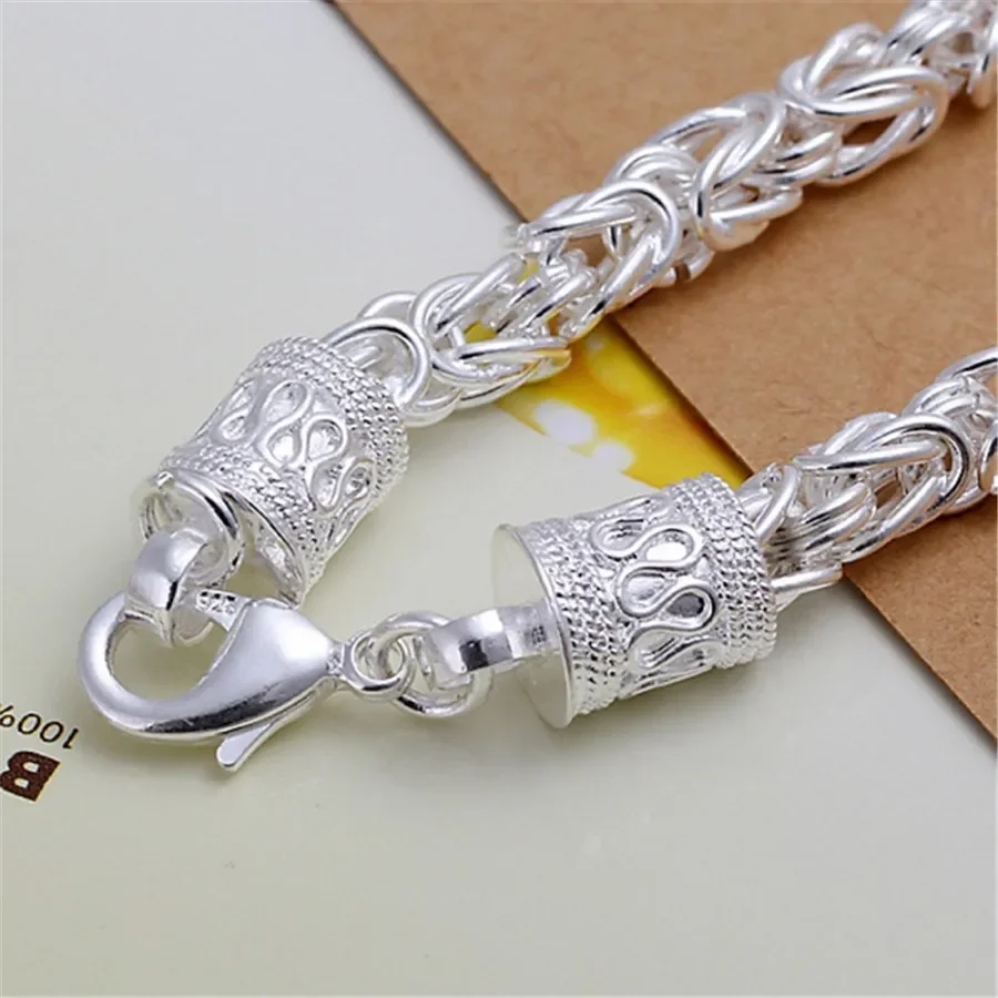 925new charm nice hot gift silver color  men's bracelets new listings high quality fashion jewelry Christmas gifts