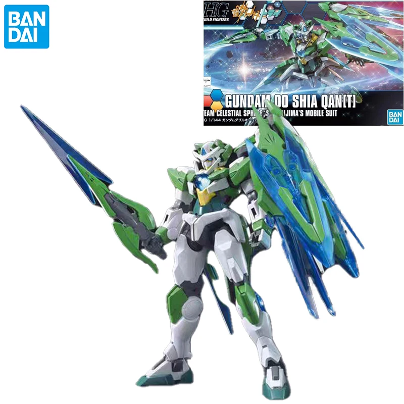 

Bandai 1/144 HGBF Gundam Double O Shea Quanta GUNDAM BUILD FIGHTERS TRY Action Figure Model Gift Toy Collection for Kids