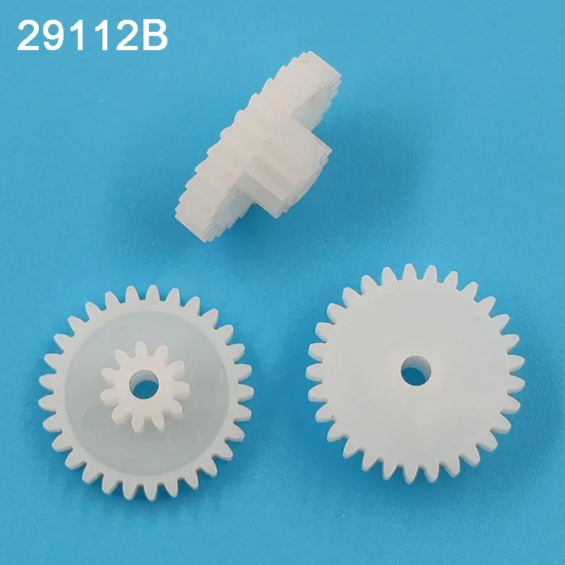 29112B 0.5M POM Gear OD=15.5mm 29 Teeth 11 Teeth Double Layer Gear 2.05mm Hole DIY Toy Parts Accessories 29+11T 10pcs/lot