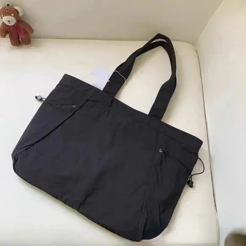 Bolsa feminina sacola 18l yoga esportes lazer um ombro sólido saco de praia