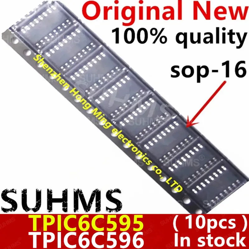 

(10piece)100% New TPIC6C595 TPIC6C595DRG4 6C959 TPIC6C596 TPIC6C596DR 6C596 sop-16 Chipset