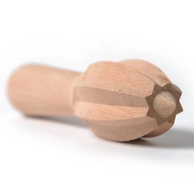 Соковыжималка для бука и лимона, ручная соковыжималка из цельного дерева, лимонный конус, пресс для апельсина и лимона, инструмент для выдавливания лимонного сока HY