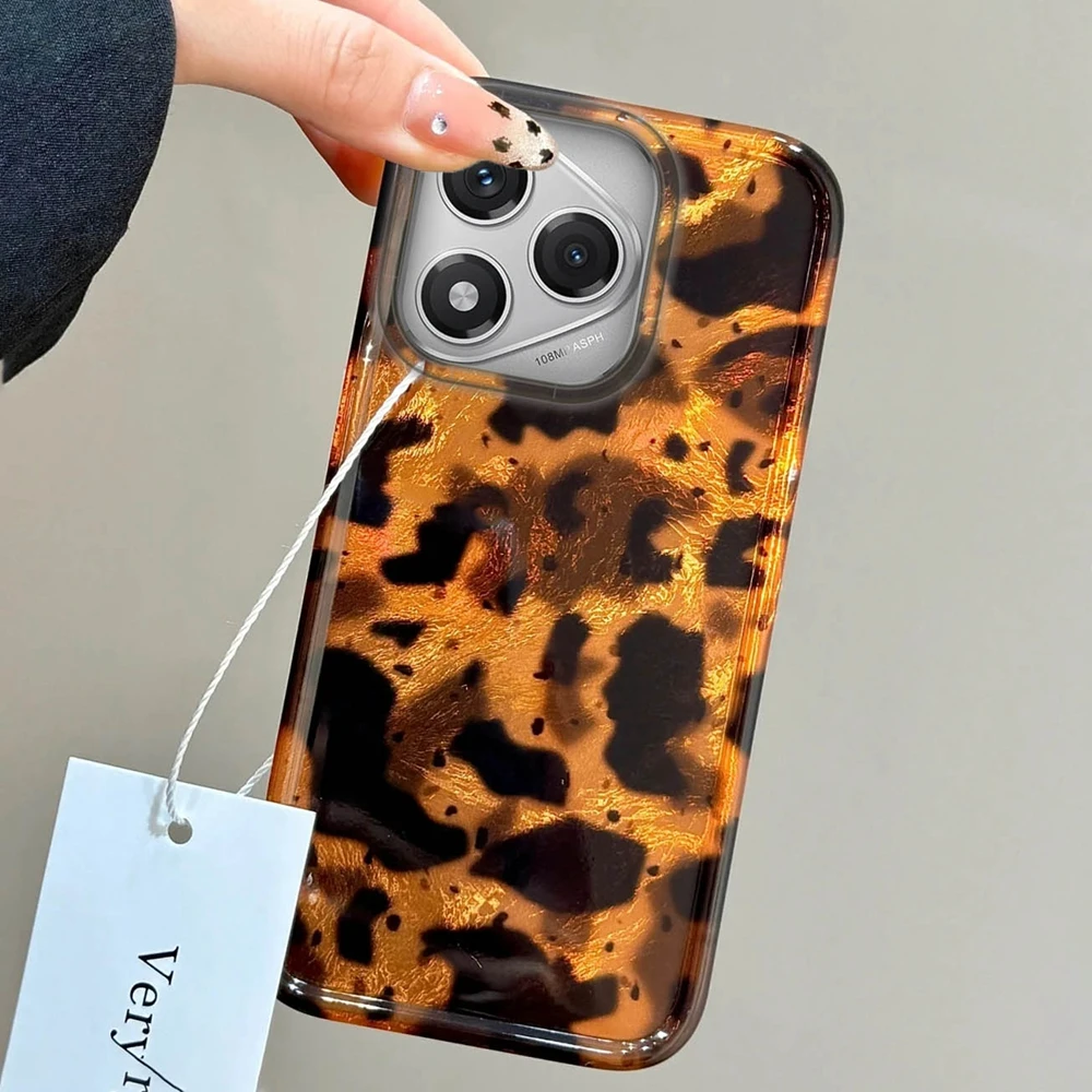 ﻿ Capa de telefone leopardo marrom preto para honor 400 200 smart pro magic7 6 70 lite x9a x9c x9b x8b x8a x8c x7c x7b x6c x6b x6