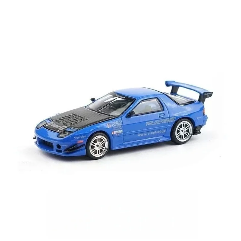 

Poprace 1:64 RX-7 FC3S RE-AMEMIYA Wide Body Alloy Car Model - In stock