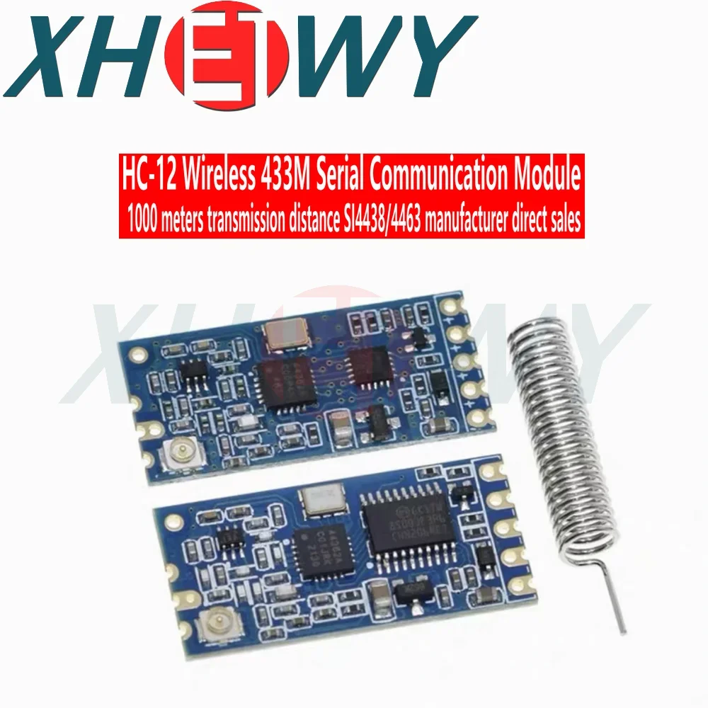 HC-12 SI4438/4463 SI4463 433Mhz  Wireless Serial Port Module 1000m