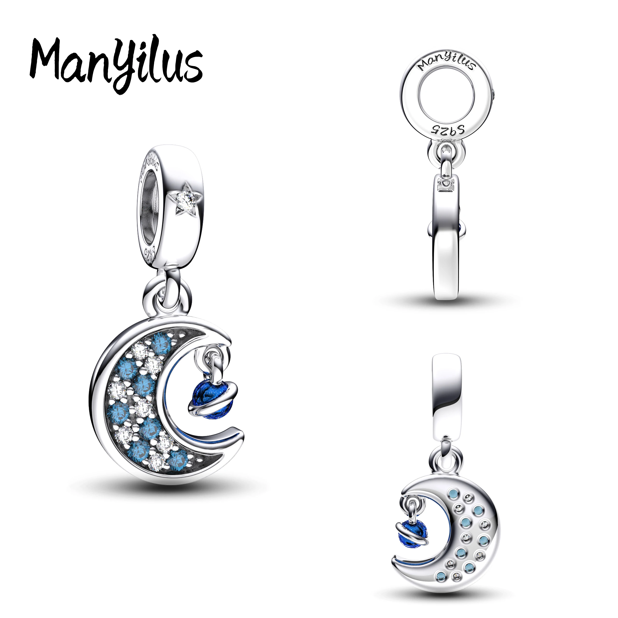 

Manyilus Charms Plata 925 Charms 925 Originales Bracelets Gift Accessories for Jewelry Display Pendant Bracelet Nail Charm Pearl