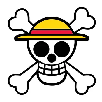 海賊王動漫汽車貼紙摩托車汽車配件貼紙草帽海賊團貼紙瑕疵遮蓋車門DIY裝飾 12 最佳銷售 一件式摩托車 - №1