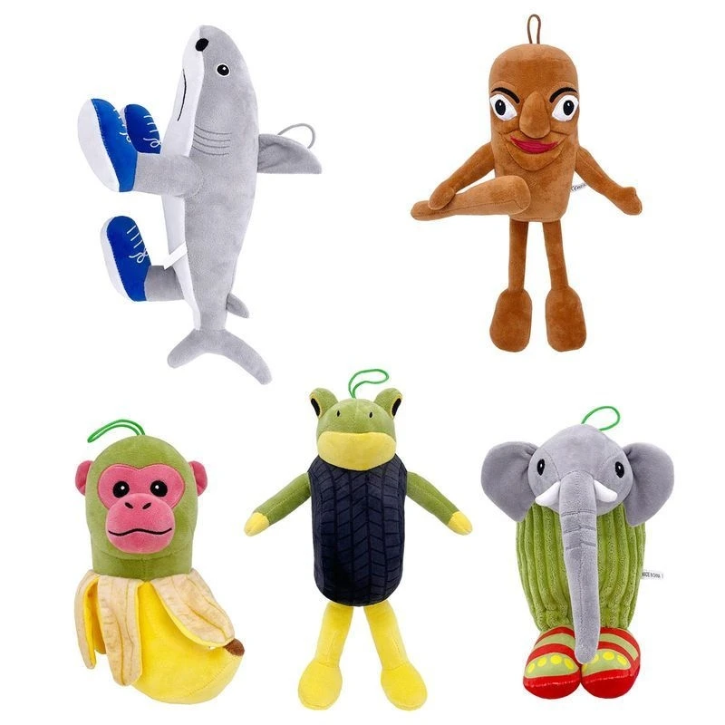 

Горячая плюшевая кукла Tralalelo Tralala Tungtungtung, итальянская Brainrot Al Tralalero Tralala, плюшевая кукла, мягкие игрушки на заказ